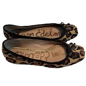 - Sam Edelman Felicia Leopard Ballet Flats